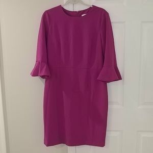 Donna Morgan Sz 12 Fuchsia Sheath Dress